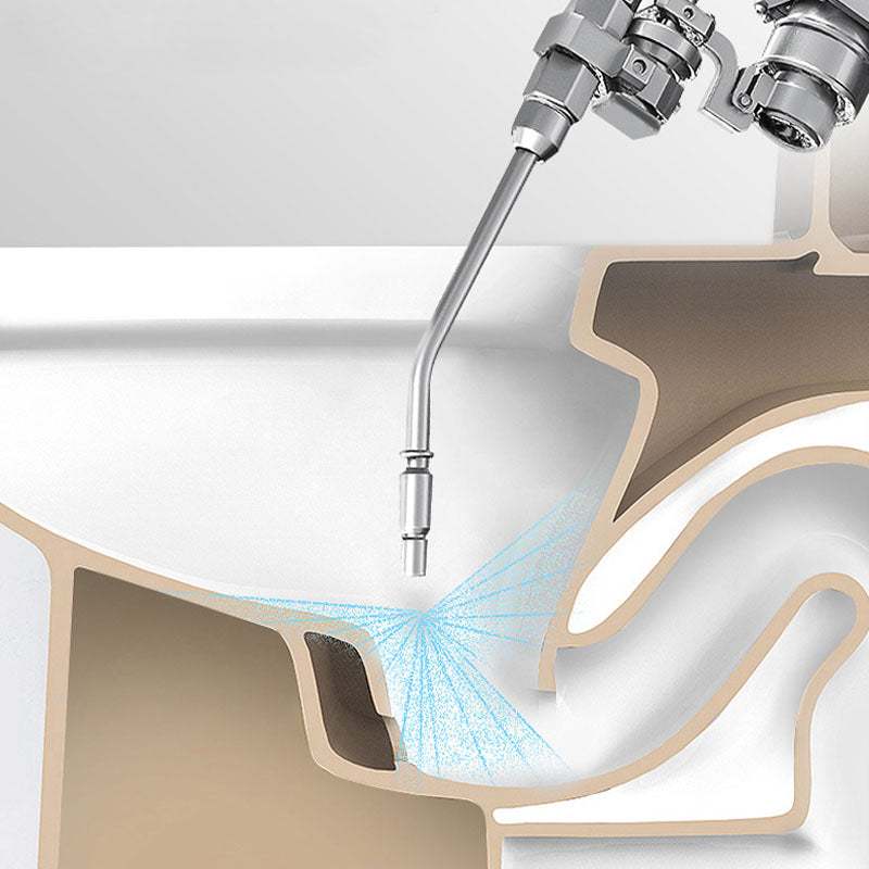 Modern Toilet Bowl Floor Mounted Porcelain Round All-In-One Flush Toilet Clearhalo 'Bathroom Remodel & Bathroom Fixtures' 'Home Improvement' 'home_improvement' 'home_improvement_toilets' 'Toilets & Bidets' 'Toilets' 6909149