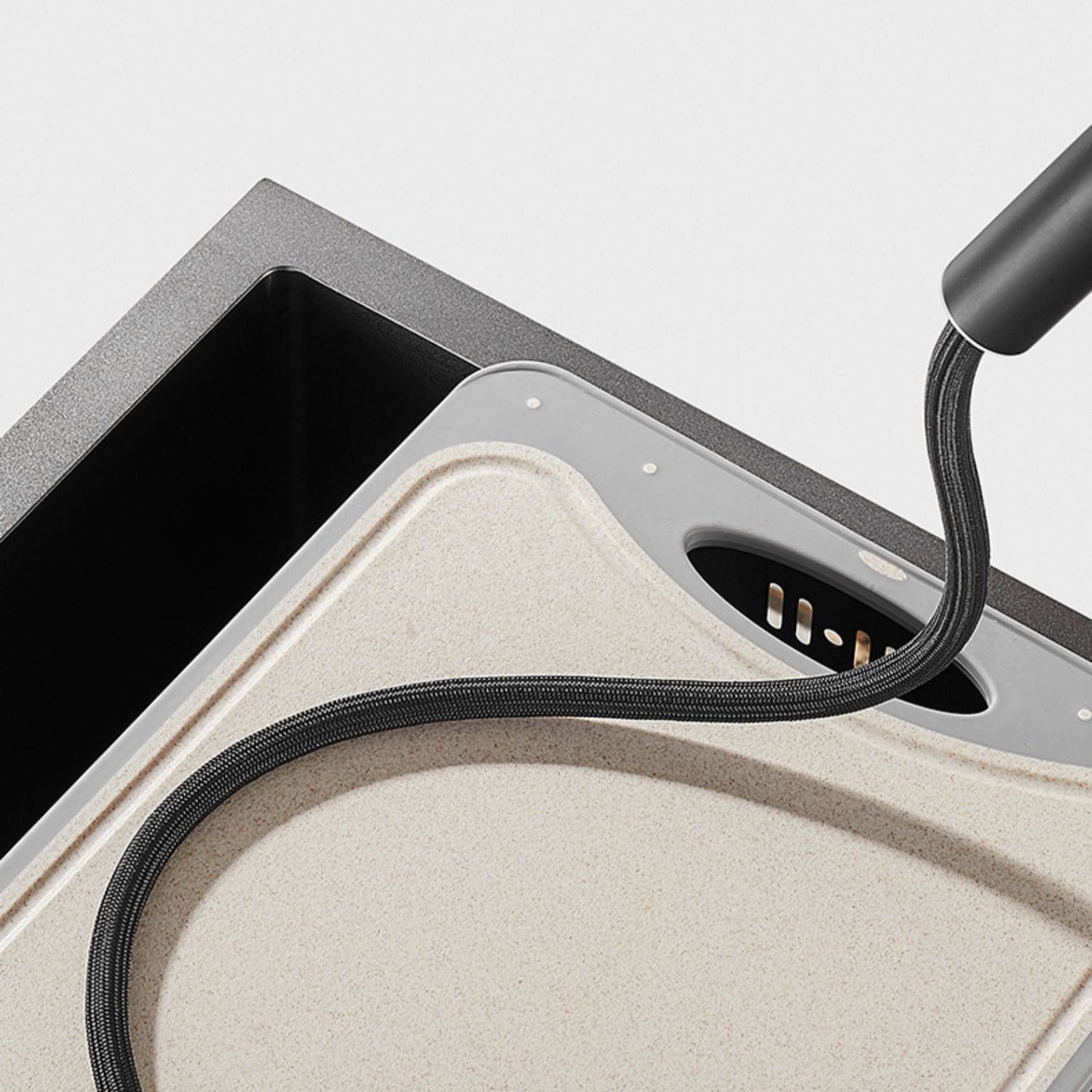 Gooseneck Kitchen Bar Faucet Swivel Spout No Sensor Bar Faucet with Pull down Sprayer Clearhalo 'Home Improvement' 'home_improvement' 'home_improvement_kitchen_faucets' 'Kitchen Faucets' 'Kitchen Remodel & Kitchen Fixtures' 'Kitchen Sinks & Faucet Components' 'kitchen_faucets' 6914148