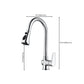 Gooseneck Kitchen Bar Faucet Swivel Spout No Sensor Bar Faucet with Pull down Sprayer Clearhalo 'Home Improvement' 'home_improvement' 'home_improvement_kitchen_faucets' 'Kitchen Faucets' 'Kitchen Remodel & Kitchen Fixtures' 'Kitchen Sinks & Faucet Components' 'kitchen_faucets' 6914159