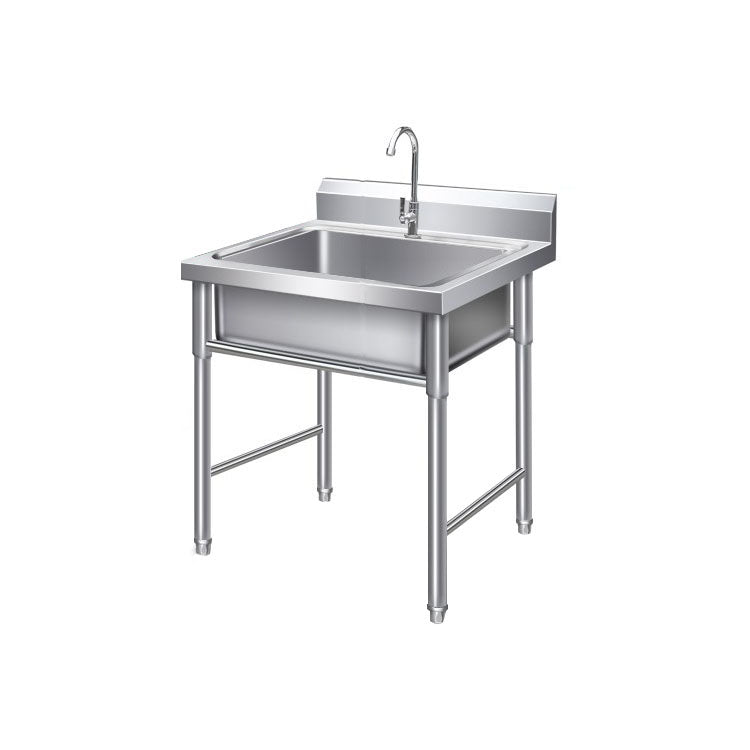 Stainless Steel Kitchen Sink Top Mounted Kitchen Sink with Faucet Sink with Faucet Clearhalo 'Home Improvement' 'home_improvement' 'home_improvement_kitchen_sinks' 'Kitchen Remodel & Kitchen Fixtures' 'Kitchen Sinks & Faucet Components' 'Kitchen Sinks' 'kitchen_sinks' 6914272