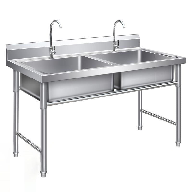 Stainless Steel Kitchen Sink Top Mounted Kitchen Sink with Faucet Clearhalo 'Home Improvement' 'home_improvement' 'home_improvement_kitchen_sinks' 'Kitchen Remodel & Kitchen Fixtures' 'Kitchen Sinks & Faucet Components' 'Kitchen Sinks' 'kitchen_sinks' 6914275