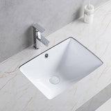Modern Undermount Vanity Sink Round Porcelain with Pop-Up Drain Bathroom Sink Only Clearhalo 'Bathroom Remodel & Bathroom Fixtures' 'Bathroom Sinks & Faucet Components' 'Bathroom Sinks' 'bathroom_sink' 'Home Improvement' 'home_improvement' 'home_improvement_bathroom_sink' 6914461