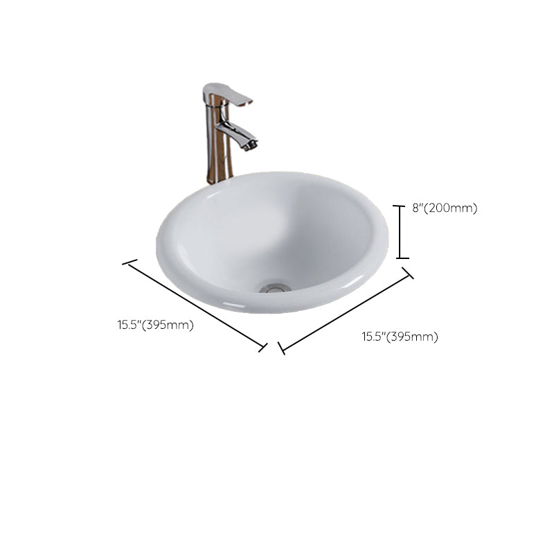 Modern Style Bathroom Sink Oval Porcelain Undermount Bathroom Sink Clearhalo 'Bathroom Remodel & Bathroom Fixtures' 'Bathroom Sinks & Faucet Components' 'Bathroom Sinks' 'bathroom_sink' 'Home Improvement' 'home_improvement' 'home_improvement_bathroom_sink' 6914556