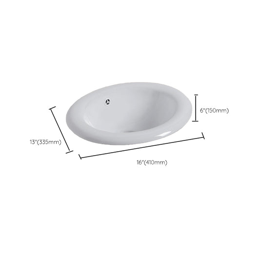 White Drop-in Bathroom Sink Porcelain Wash Stand with Shut-Off Valve Clearhalo 'Bathroom Remodel & Bathroom Fixtures' 'Bathroom Sinks & Faucet Components' 'Bathroom Sinks' 'bathroom_sink' 'Home Improvement' 'home_improvement' 'home_improvement_bathroom_sink' 6914583