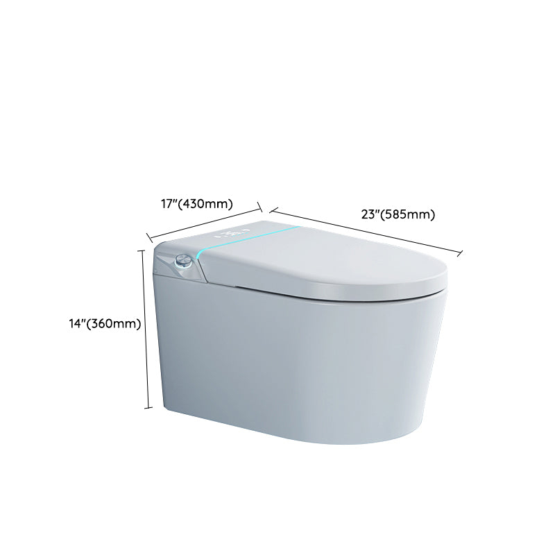Elongated Wall Mounted Bidet White Wall Hung Toilet Set with Unlimited Warm Water Clearhalo 'Bathroom Remodel & Bathroom Fixtures' 'Bidets' 'Home Improvement' 'home_improvement' 'home_improvement_bidets' 'Toilets & Bidets' 6915181