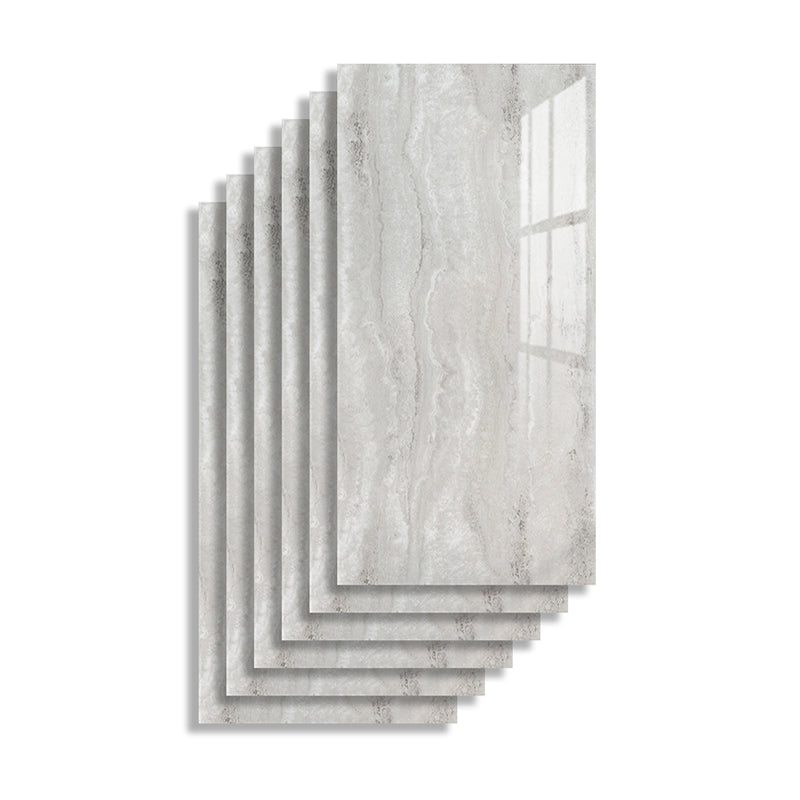 Rectangular PVC 12" X 23" 6-Pack Peel and Stick Wall Tile Kitchen and Bathroom Backsplash Textured White Clearhalo 'Flooring 'Home Improvement' 'home_improvement' 'home_improvement_peel_stick_blacksplash' 'Peel & Stick Backsplash Tile' 'peel_stick_blacksplash' 'Walls & Ceilings' Walls and Ceiling' 6915371