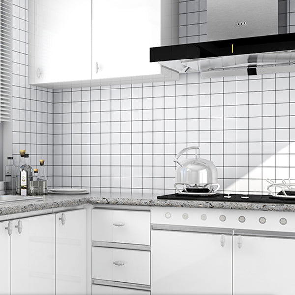 Rectangular PVC 12" X 23" 6-Pack Peel and Stick Wall Tile Kitchen and Bathroom Backsplash Clearhalo 'Flooring 'Home Improvement' 'home_improvement' 'home_improvement_peel_stick_blacksplash' 'Peel & Stick Backsplash Tile' 'peel_stick_blacksplash' 'Walls & Ceilings' Walls and Ceiling' 6915374