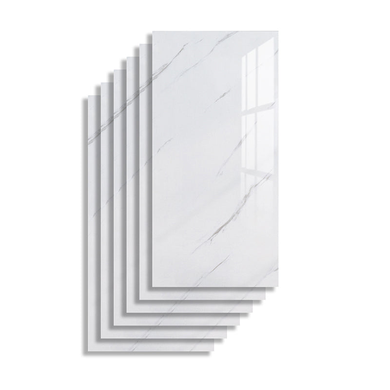 Rectangular PVC 12" X 23" 6-Pack Peel and Stick Wall Tile Kitchen and Bathroom Backsplash Cream Clearhalo 'Flooring 'Home Improvement' 'home_improvement' 'home_improvement_peel_stick_blacksplash' 'Peel & Stick Backsplash Tile' 'peel_stick_blacksplash' 'Walls & Ceilings' Walls and Ceiling' 6915376