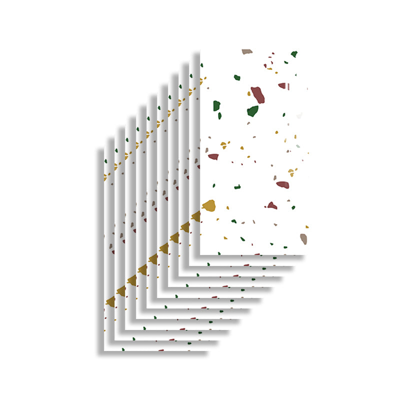 10 Pack PVC Rectangular Peel & Stick Subway Tile Kitchen and Bathroom Clearhalo 'Flooring 'Home Improvement' 'home_improvement' 'home_improvement_peel_stick_blacksplash' 'Peel & Stick Backsplash Tile' 'peel_stick_blacksplash' 'Walls & Ceilings' Walls and Ceiling' 6915442