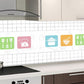 Wallpaper Wall Protective Film Waterproof Moisture-proof Oil-proof Kitchen and Bathroom Green 23.6"L x 196.9"W Clearhalo 'Flooring 'Home Improvement' 'home_improvement' 'home_improvement_peel_stick_blacksplash' 'Peel & Stick Backsplash Tile' 'peel_stick_blacksplash' 'Walls & Ceilings' Walls and Ceiling' 6915468