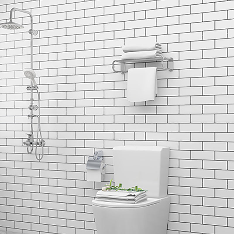 23" X 196" PVC Peel and Stick Wallpaper Kitchen and Bathroom Waterproof Wallpaper Ivory Clearhalo 'Flooring 'Home Improvement' 'home_improvement' 'home_improvement_peel_stick_blacksplash' 'Peel & Stick Backsplash Tile' 'peel_stick_blacksplash' 'Walls & Ceilings' Walls and Ceiling' 6915485