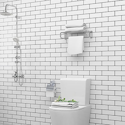 23" X 196" PVC Peel and Stick Wallpaper Kitchen and Bathroom Waterproof Wallpaper Ivory Clearhalo 'Flooring 'Home Improvement' 'home_improvement' 'home_improvement_peel_stick_blacksplash' 'Peel & Stick Backsplash Tile' 'peel_stick_blacksplash' 'Walls & Ceilings' Walls and Ceiling' 6915485