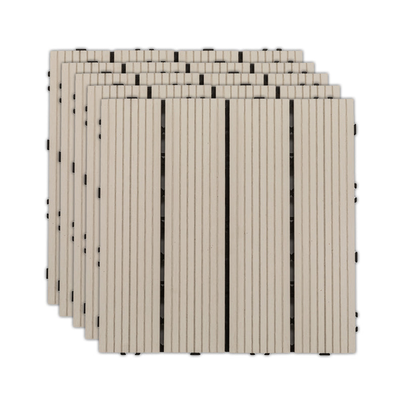 Water Resistant Tile Flooring Engineered Wood Floor Tile with Click Lock Beige Clearhalo 'Flooring 'Hardwood Flooring' 'hardwood_flooring' 'Home Improvement' 'home_improvement' 'home_improvement_hardwood_flooring' Walls and Ceiling' 6915599