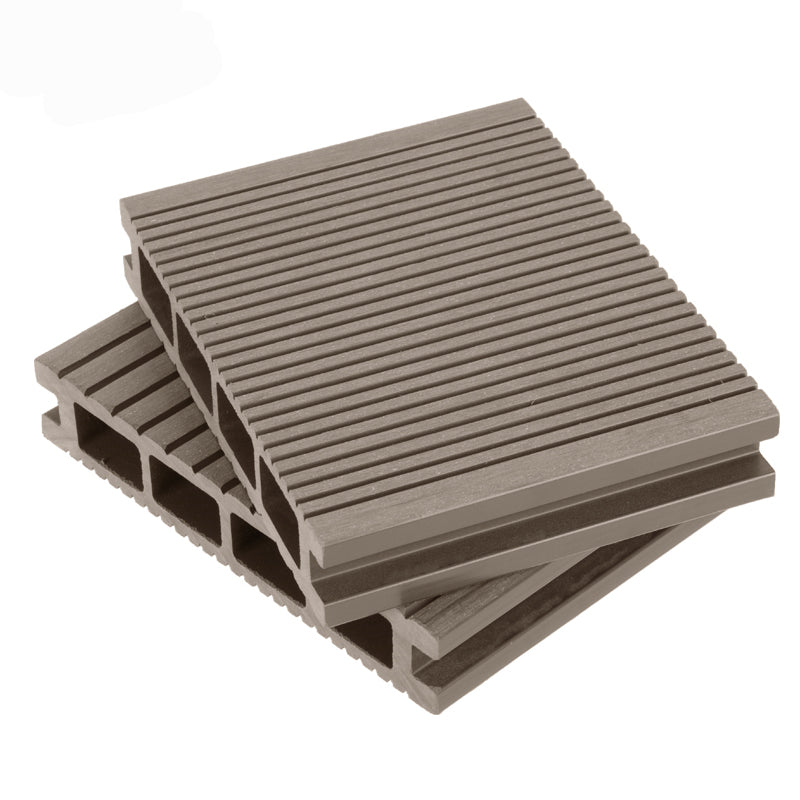 Composite Deck Tiles Pure Color Water Resistant Outdoor Flooring Grey Square Clearhalo 'Home Improvement' 'home_improvement' 'home_improvement_outdoor_deck_tiles_planks' 'Outdoor Deck Tiles & Planks' 'Outdoor Flooring & Tile' 'Outdoor Remodel' 'outdoor_deck_tiles_planks' 6915738