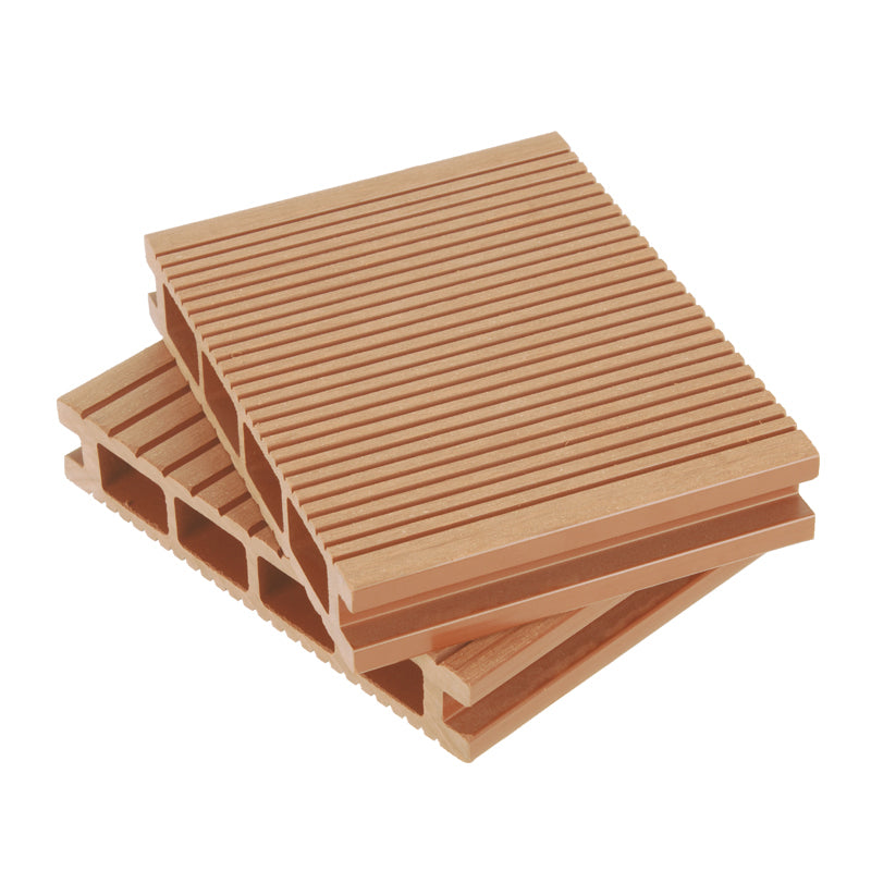 Composite Deck Tiles Pure Color Water Resistant Outdoor Flooring Champagne Square Clearhalo 'Home Improvement' 'home_improvement' 'home_improvement_outdoor_deck_tiles_planks' 'Outdoor Deck Tiles & Planks' 'Outdoor Flooring & Tile' 'Outdoor Remodel' 'outdoor_deck_tiles_planks' 6915741