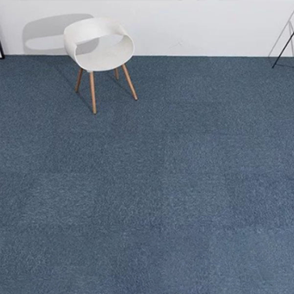 Carpet Tile Fade Resistant Non-Skid Solid Color Self Peel and Stick Carpet Tiles Bedroom Blue 3-Piece Set Clearhalo 'Carpet Tiles & Carpet Squares' 'carpet_tiles_carpet_squares' 'Flooring 'Home Improvement' 'home_improvement' 'home_improvement_carpet_tiles_carpet_squares' Walls and Ceiling' 6915763