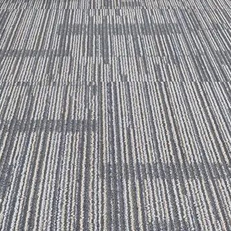 Carpet Tile Fade Resistant Non-Skid Solid Color Self Peel and Stick Carpet Tiles Bedroom Textured Black Clearhalo 'Carpet Tiles & Carpet Squares' 'carpet_tiles_carpet_squares' 'Flooring 'Home Improvement' 'home_improvement' 'home_improvement_carpet_tiles_carpet_squares' Walls and Ceiling' 6915786