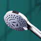 Round Shower Head Plastic Shower Head with Adjustable Spray Pattern Clearhalo 'Bathroom Remodel & Bathroom Fixtures' 'Home Improvement' 'home_improvement' 'home_improvement_shower_heads' 'Shower Heads' 'shower_heads' 'Showers & Bathtubs Plumbing' 'Showers & Bathtubs' 6915823