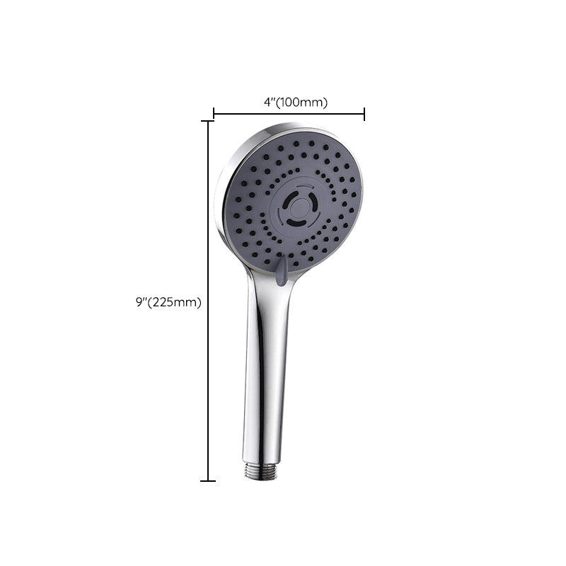 Round Shower Head Plastic Shower Head with Adjustable Spray Pattern Clearhalo 'Bathroom Remodel & Bathroom Fixtures' 'Home Improvement' 'home_improvement' 'home_improvement_shower_heads' 'Shower Heads' 'shower_heads' 'Showers & Bathtubs Plumbing' 'Showers & Bathtubs' 6915834