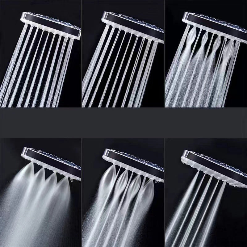 Classic Handheld Shower Head Standard Round Shower Heads in Silver Clearhalo 'Bathroom Remodel & Bathroom Fixtures' 'Home Improvement' 'home_improvement' 'home_improvement_shower_heads' 'Shower Heads' 'shower_heads' 'Showers & Bathtubs Plumbing' 'Showers & Bathtubs' 6915842