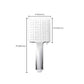 Classic Handheld Shower Head Standard Round Shower Heads in Silver Clearhalo 'Bathroom Remodel & Bathroom Fixtures' 'Home Improvement' 'home_improvement' 'home_improvement_shower_heads' 'Shower Heads' 'shower_heads' 'Showers & Bathtubs Plumbing' 'Showers & Bathtubs' 6915843