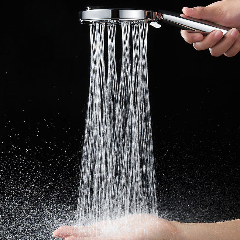 Contemporary Shower Head Plastic Shower Head with Adjustable Water Flow Clearhalo 'Bathroom Remodel & Bathroom Fixtures' 'Home Improvement' 'home_improvement' 'home_improvement_shower_heads' 'Shower Heads' 'shower_heads' 'Showers & Bathtubs Plumbing' 'Showers & Bathtubs' 6915848