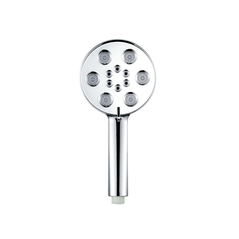 Contemporary Shower Head Plastic Shower Head with Adjustable Water Flow Clearhalo 'Bathroom Remodel & Bathroom Fixtures' 'Home Improvement' 'home_improvement' 'home_improvement_shower_heads' 'Shower Heads' 'shower_heads' 'Showers & Bathtubs Plumbing' 'Showers & Bathtubs' 6915853