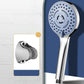 Modern Plastic Shower Head Round Handheld Shower Head with Adjustable Water Flow Shower Head with Wall Pedestal None Clearhalo 'Bathroom Remodel & Bathroom Fixtures' 'Home Improvement' 'home_improvement' 'home_improvement_shower_heads' 'Shower Heads' 'shower_heads' 'Showers & Bathtubs Plumbing' 'Showers & Bathtubs' 6915884