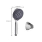 Modern Plastic Shower Head Round Handheld Shower Head with Adjustable Water Flow Clearhalo 'Bathroom Remodel & Bathroom Fixtures' 'Home Improvement' 'home_improvement' 'home_improvement_shower_heads' 'Shower Heads' 'shower_heads' 'Showers & Bathtubs Plumbing' 'Showers & Bathtubs' 6915895