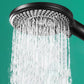Round Shower Head Plastic Handheld Shower Head with Adjustable Spray Pattern Clearhalo 'Bathroom Remodel & Bathroom Fixtures' 'Home Improvement' 'home_improvement' 'home_improvement_shower_heads' 'Shower Heads' 'shower_heads' 'Showers & Bathtubs Plumbing' 'Showers & Bathtubs' 6915918