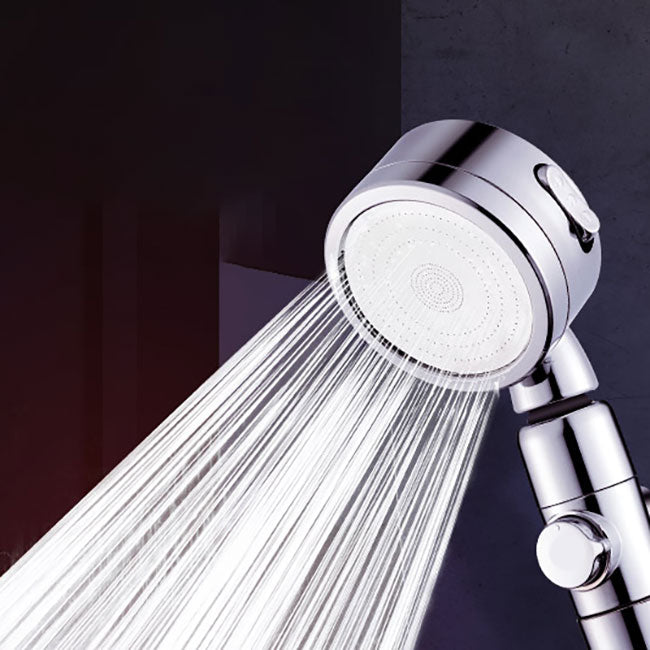 Modern Handheld Supercharged Shower Head Round 3 Setting Spray Head Clearhalo 'Bathroom Remodel & Bathroom Fixtures' 'Home Improvement' 'home_improvement' 'home_improvement_shower_heads' 'Shower Heads' 'shower_heads' 'Showers & Bathtubs Plumbing' 'Showers & Bathtubs' 6915967