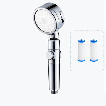 Modern Handheld Supercharged Shower Head Round 3 Setting Spray Head Hand Shower Hose not included Clearhalo 'Bathroom Remodel & Bathroom Fixtures' 'Home Improvement' 'home_improvement' 'home_improvement_shower_heads' 'Shower Heads' 'shower_heads' 'Showers & Bathtubs Plumbing' 'Showers & Bathtubs' 6915968