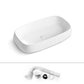 Porcelain Vessel Lavatory Sink Rectangular Shape Bathroom Sink 28"L x 16.5"W x 5.7"H Sink Unavailable Clearhalo 'Bathroom Remodel & Bathroom Fixtures' 'Bathroom Sinks & Faucet Components' 'Bathroom Sinks' 'bathroom_sink' 'Home Improvement' 'home_improvement' 'home_improvement_bathroom_sink' 6916411