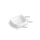 Porcelain Vessel Lavatory Sink Rectangular Shape Bathroom Sink Clearhalo 'Bathroom Remodel & Bathroom Fixtures' 'Bathroom Sinks & Faucet Components' 'Bathroom Sinks' 'bathroom_sink' 'Home Improvement' 'home_improvement' 'home_improvement_bathroom_sink' 6916418