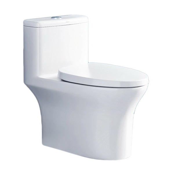 Traditional Porcelain Toilet One Piece Floor Mounted Siphon Jet Toilet Clearhalo 'Bathroom Remodel & Bathroom Fixtures' 'Home Improvement' 'home_improvement' 'home_improvement_toilets' 'Toilets & Bidets' 'Toilets' 6916438