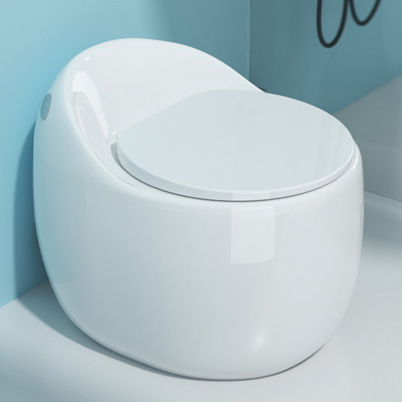 Modern Ceramic Flush Toilet Floor Mounted Urine Toilet with Seat for Bathroom 12" Clearhalo 'Bathroom Remodel & Bathroom Fixtures' 'Home Improvement' 'home_improvement' 'home_improvement_toilets' 'Toilets & Bidets' 'Toilets' 6921440