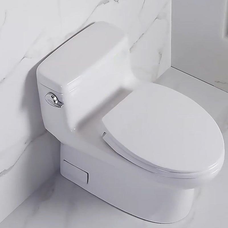 Traditional One Piece Flush Toilet Floor Mounted White Toilet Bowl for Bathroom Plastic Clearhalo 'Bathroom Remodel & Bathroom Fixtures' 'Home Improvement' 'home_improvement' 'home_improvement_toilets' 'Toilets & Bidets' 'Toilets' 6921488