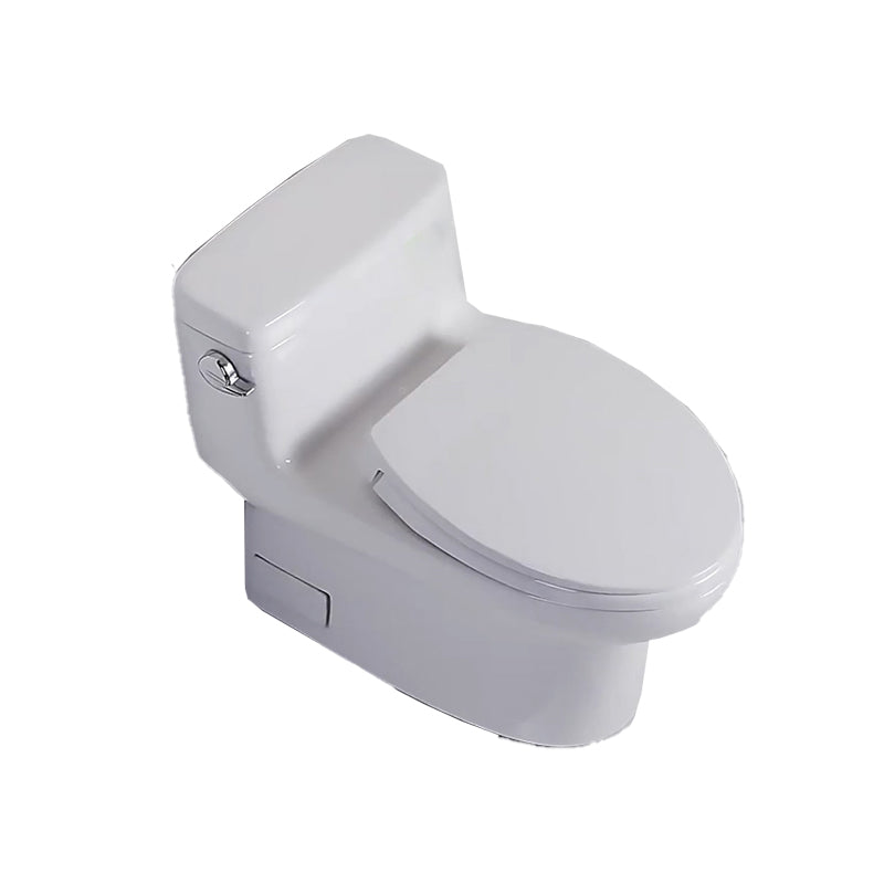 Traditional One Piece Flush Toilet Floor Mounted White Toilet Bowl for Bathroom Clearhalo 'Bathroom Remodel & Bathroom Fixtures' 'Home Improvement' 'home_improvement' 'home_improvement_toilets' 'Toilets & Bidets' 'Toilets' 6921490