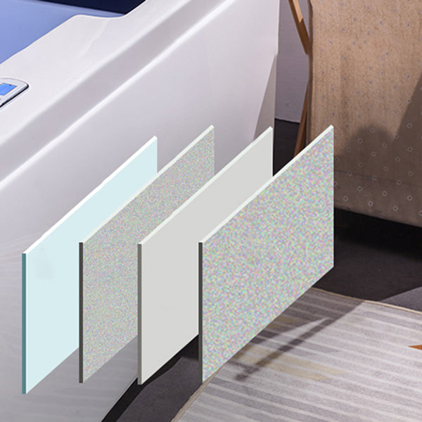 Modern Freestanding Bath Acrylic Soaking Square Back to Wall Bathtub Clearhalo 'Bathroom Remodel & Bathroom Fixtures' 'Bathtubs' 'Home Improvement' 'home_improvement' 'home_improvement_bathtubs' 'Showers & Bathtubs' 6921586