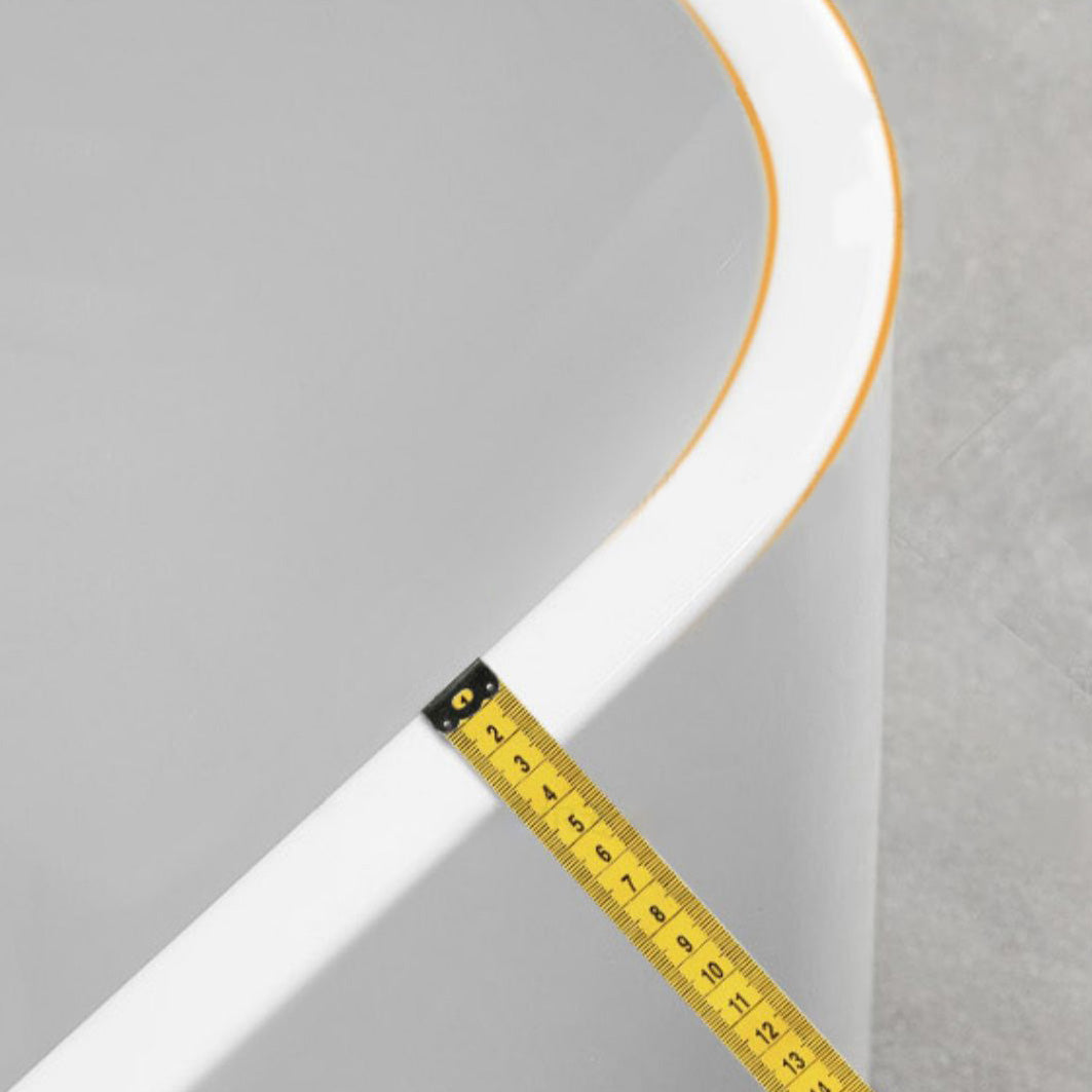 Antique Finish Acrylic Bathtub Rectangular Back to Wall Bath Tub Clearhalo 'Bathroom Remodel & Bathroom Fixtures' 'Bathtubs' 'Home Improvement' 'home_improvement' 'home_improvement_bathtubs' 'Showers & Bathtubs' 6921639