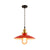 Industrial Style Bowl Pendant Lamp 10"/12.5" Wide 1 Light Metal Hanging Light in Black/White/Red over Table Red 10" 1 Clearhalo 'Art Deco Pendants' 'Black' 'Cast Iron' 'Ceiling Lights' 'Ceramic' 'Crystal' 'Industrial Pendants' 'Industrial' 'Metal' 'Middle Century Pendants' 'Pendant Lights' 'Pendants' 'Rustic Pendants' 'Tiffany' Lighting' 69233
