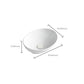 White Oval Vessel Sink Modern Style Porcelain Basin Sink with No Craftsmanship Clearhalo 'Bathroom Remodel & Bathroom Fixtures' 'Bathroom Sinks & Faucet Components' 'Bathroom Sinks' 'bathroom_sink' 'Home Improvement' 'home_improvement' 'home_improvement_bathroom_sink' 6926834