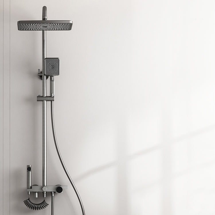 Sistema de ducha masaje cuadrado spray ducha portátil decoración de ducha
