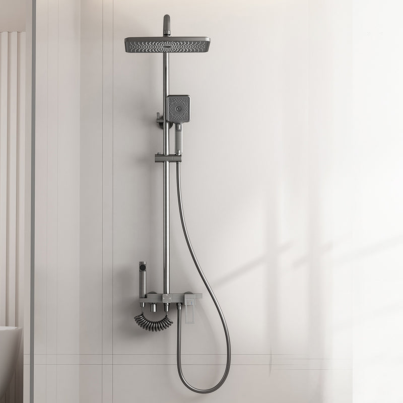 Sistema de ducha masaje cuadrado spray ducha portátil decoración de ducha