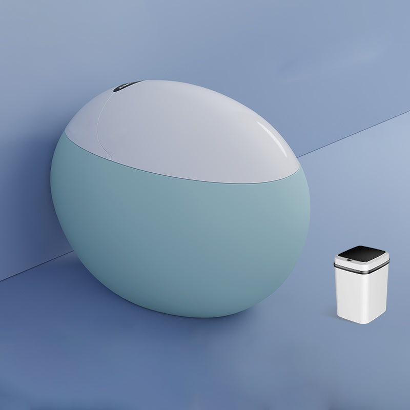 Contemporary Antimicrobial Floor Standing Bidet Round White Vitreous China Bidets Clearhalo 'Bathroom Remodel & Bathroom Fixtures' 'Bidets' 'Home Improvement' 'home_improvement' 'home_improvement_bidets' 'Toilets & Bidets' 6927488