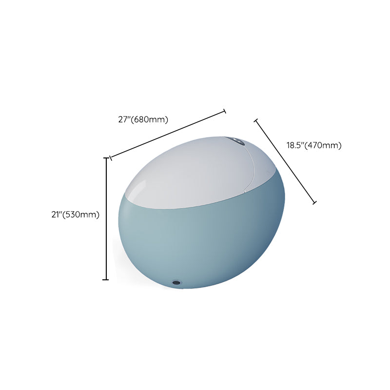 Contemporary Antimicrobial Floor Standing Bidet Round White Vitreous China Bidets Clearhalo 'Bathroom Remodel & Bathroom Fixtures' 'Bidets' 'Home Improvement' 'home_improvement' 'home_improvement_bidets' 'Toilets & Bidets' 6927499
