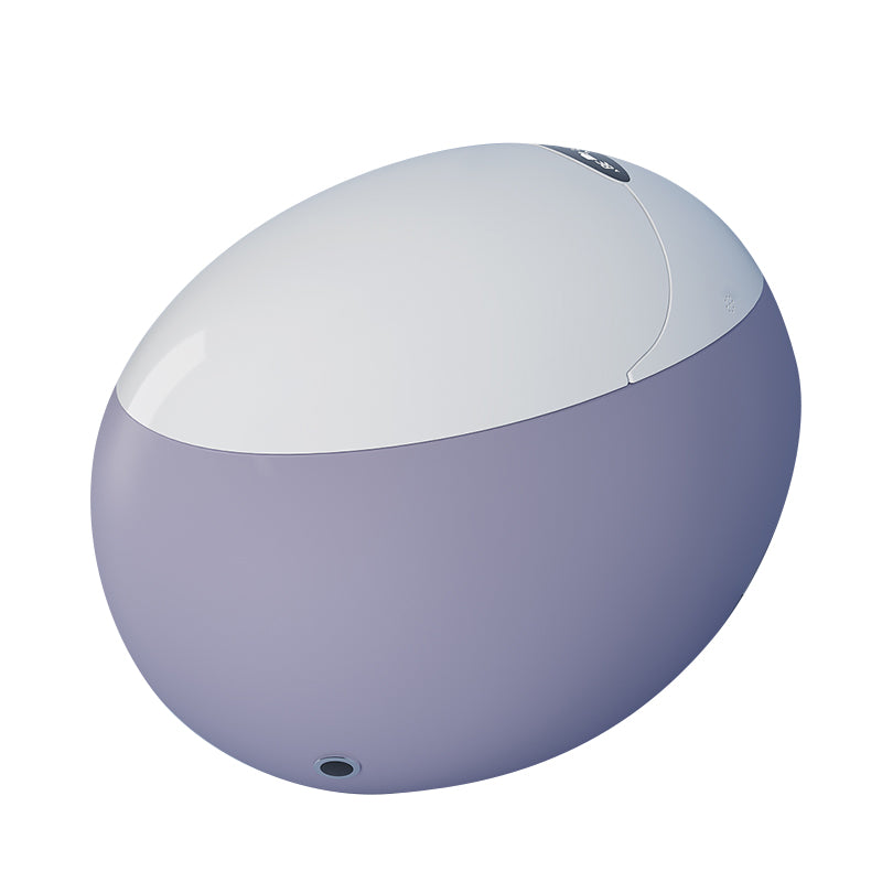 Contemporary Stain Resistant Floor Mount Bidet with Heated Seat Clearhalo 'Bathroom Remodel & Bathroom Fixtures' 'Bidets' 'Home Improvement' 'home_improvement' 'home_improvement_bidets' 'Toilets & Bidets' 6927581