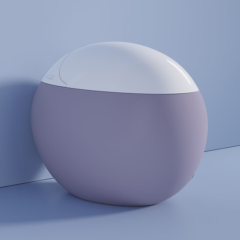 Contemporary Stain Resistant Floor Mount Bidet with Heated Seat Clearhalo 'Bathroom Remodel & Bathroom Fixtures' 'Bidets' 'Home Improvement' 'home_improvement' 'home_improvement_bidets' 'Toilets & Bidets' 6927582