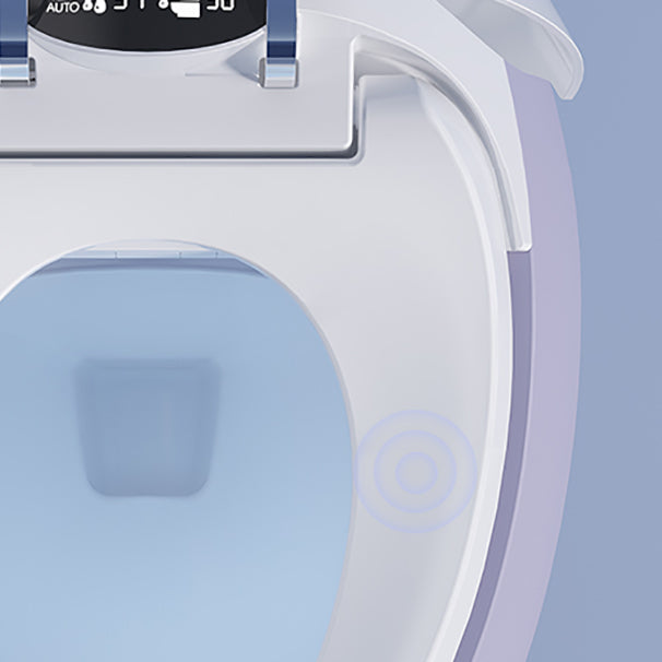 Contemporary Stain Resistant Floor Mount Bidet with Heated Seat Clearhalo 'Bathroom Remodel & Bathroom Fixtures' 'Bidets' 'Home Improvement' 'home_improvement' 'home_improvement_bidets' 'Toilets & Bidets' 6927590