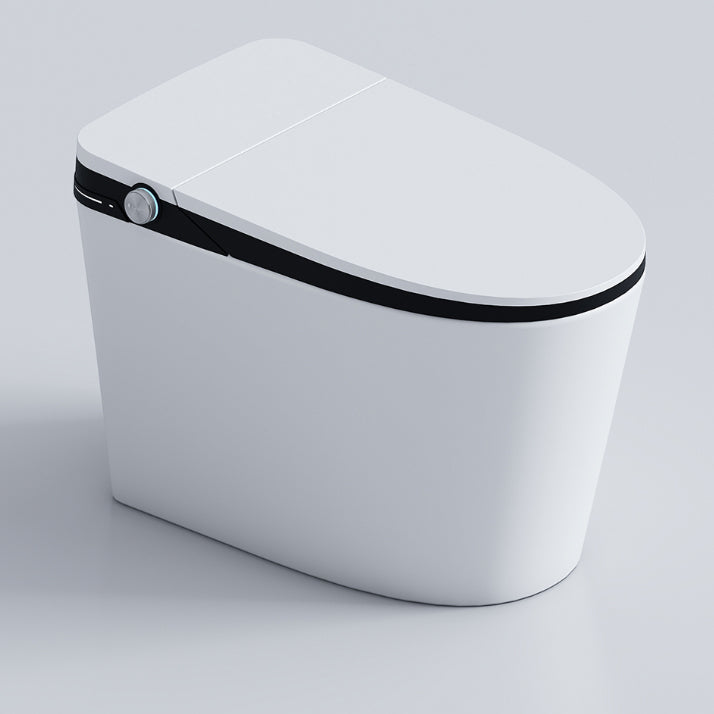 Contemporary Ceramic Elongated Heated Seat Floor Mount Bidet Clearhalo 'Bathroom Remodel & Bathroom Fixtures' 'Bidets' 'Home Improvement' 'home_improvement' 'home_improvement_bidets' 'Toilets & Bidets' 6927593